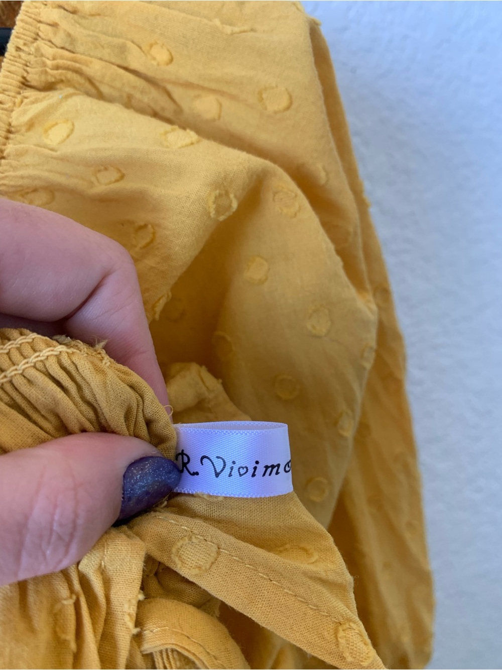 Smocked Puff-Sleeve Maxi Dress in Mustard Yellow - Picture 4 of 10